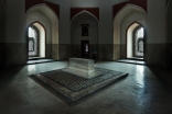 Humayun's cenotaph stands alone in the main chamber